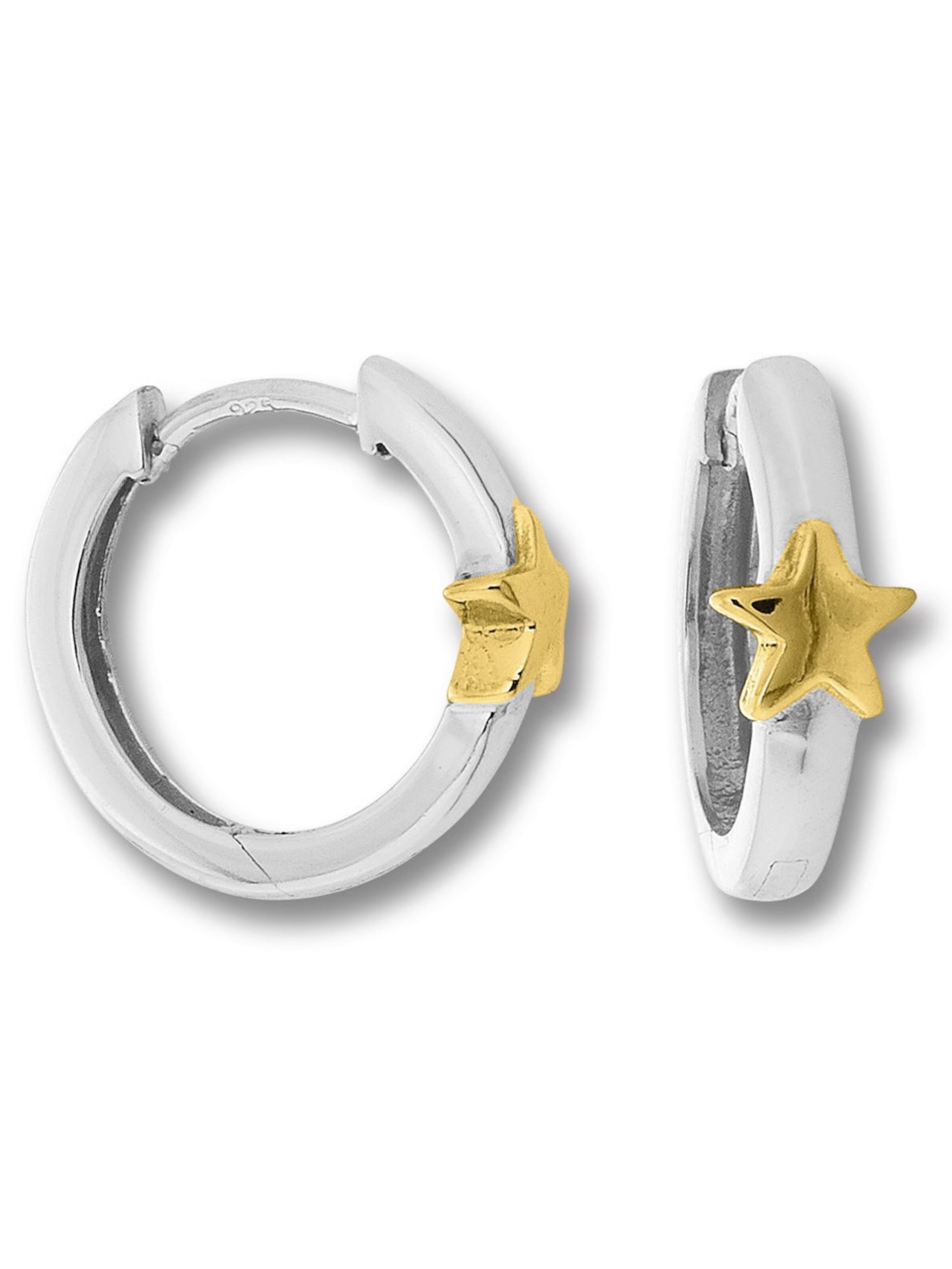 ONE ELEMENT Ohrringe 'Stern' in Silber