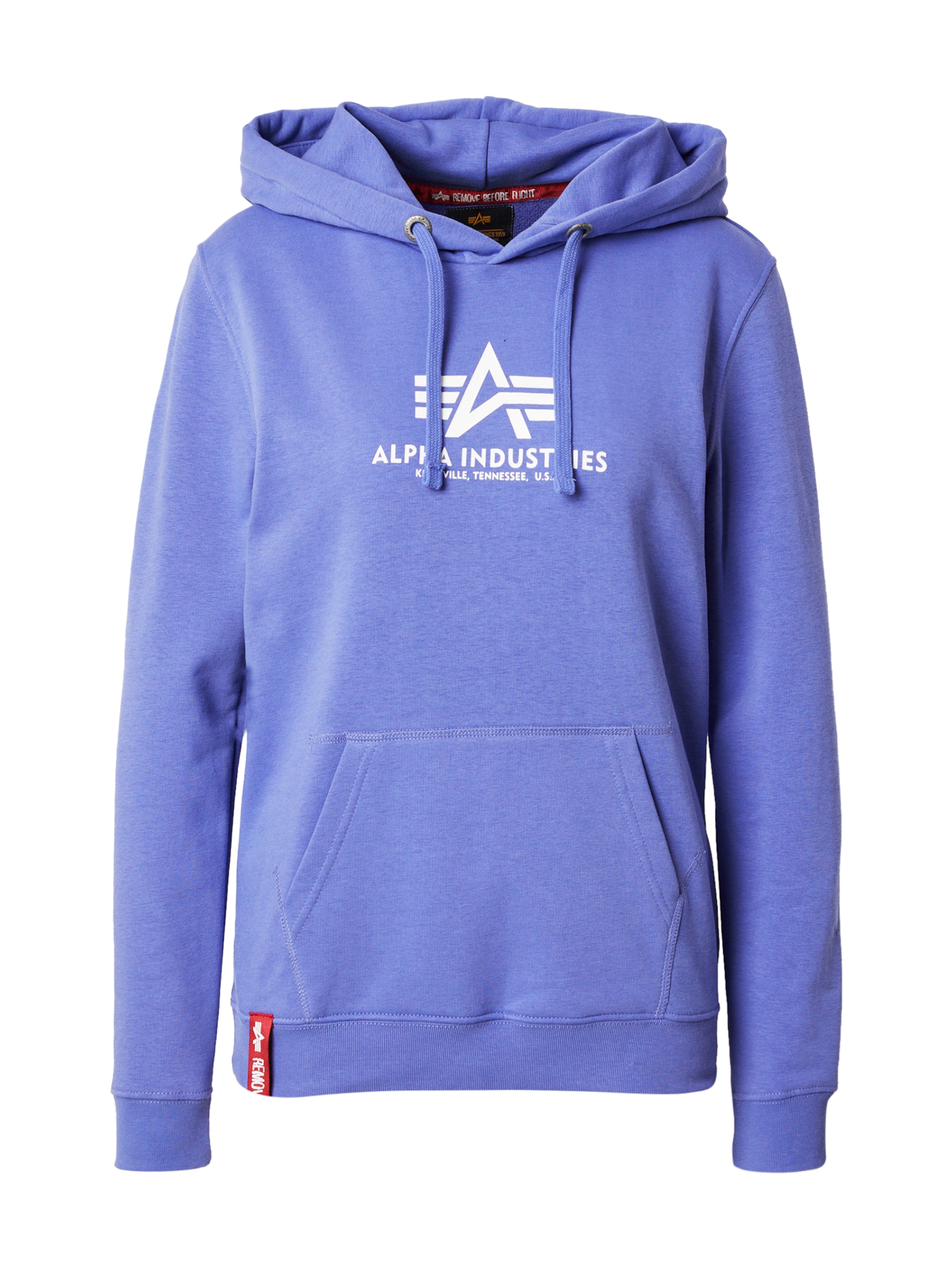 Sweat-shirt ALPHA INDUSTRIES en violet : devant