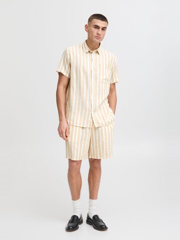 !Solid Regular fit Button Up Shirt ' SDFried ' in Brown