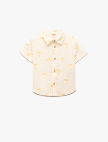 Koton Regular fit Button Up Shirt in Beige: front