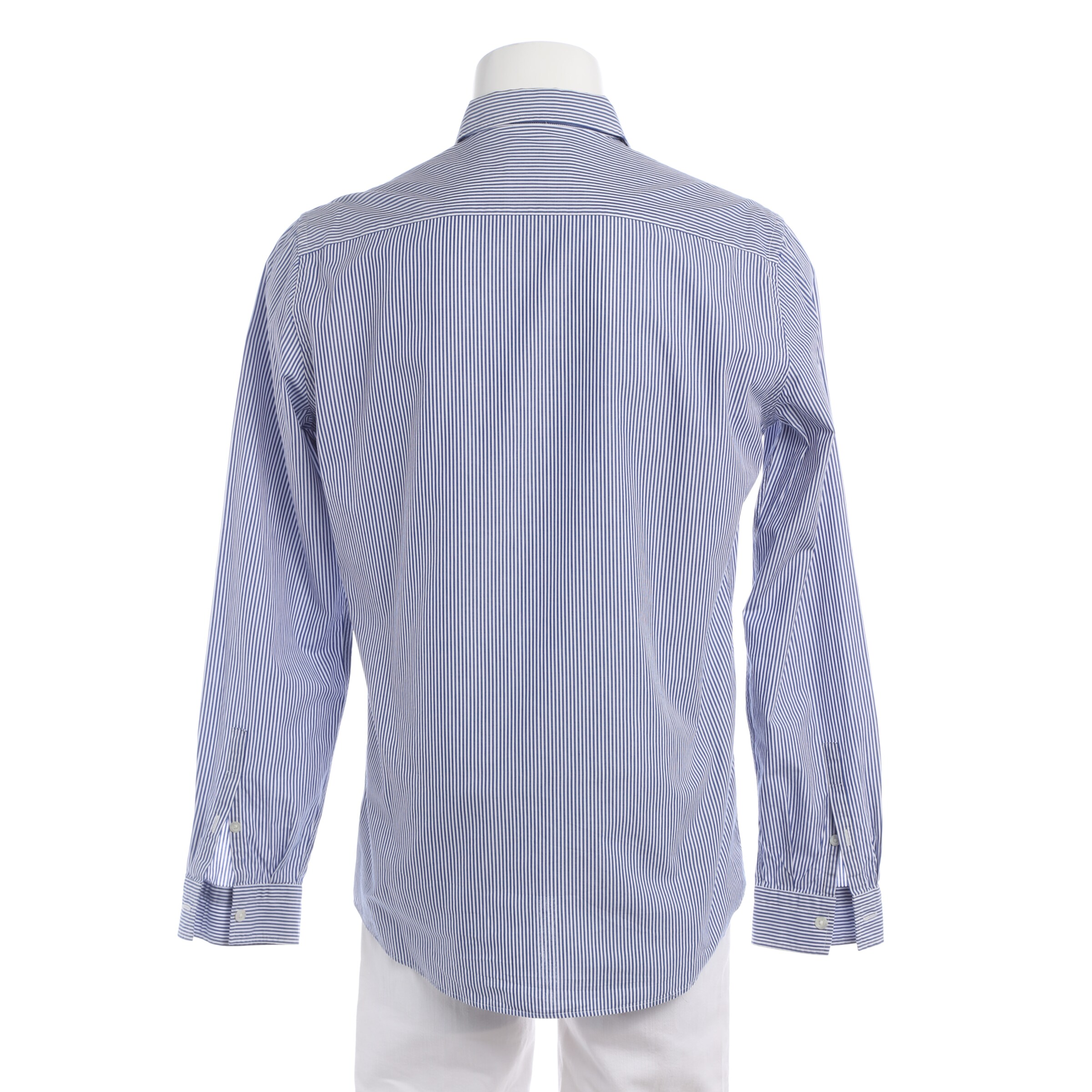 Dondup Button Up Shirt in L in Blue