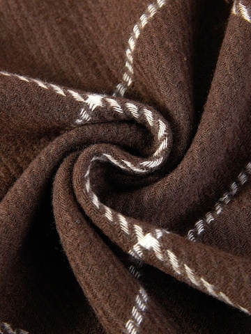 alberto cabale Scarf 'Line' in Brown