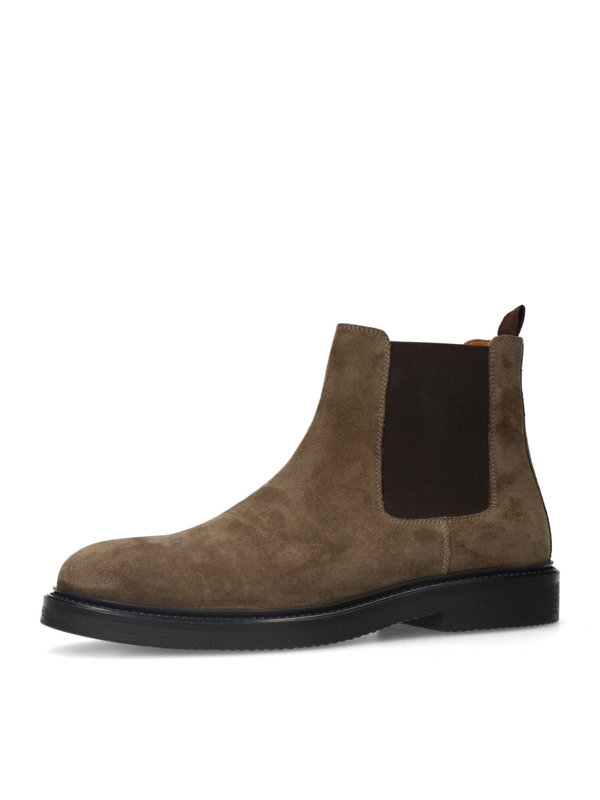 MANFIELD Chelsea boots in Grijs: voorkant