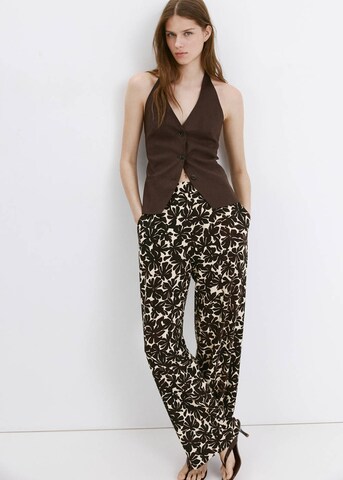 MANGO Wide Leg Hose 'Jamie' in Beige