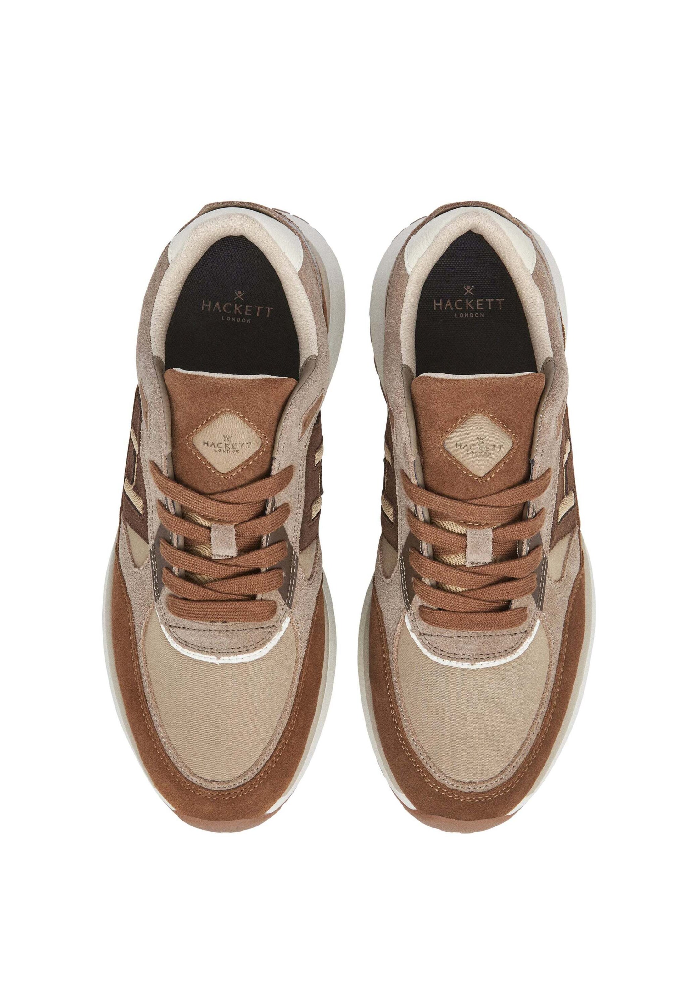 Sneaker bassa 'Otto' di Hackett London in beige