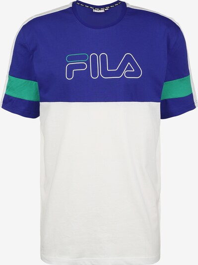 FILA Functioneel shirt 'Jadon' in de kleur Royal blue/koningsblauw / Jade groen / Wit, Productweergave