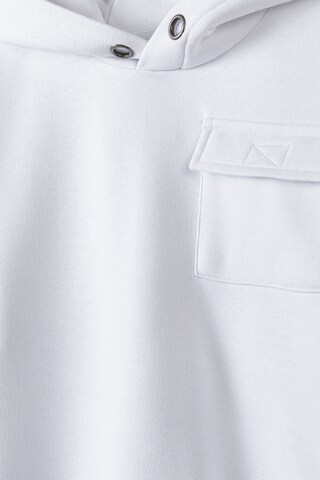 MINOTI Μπλούζα φούτερ σε λευκό