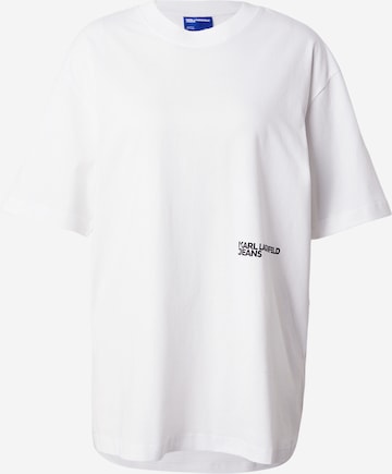 KARL LAGERFELD JEANS - Camisa em branco: frente