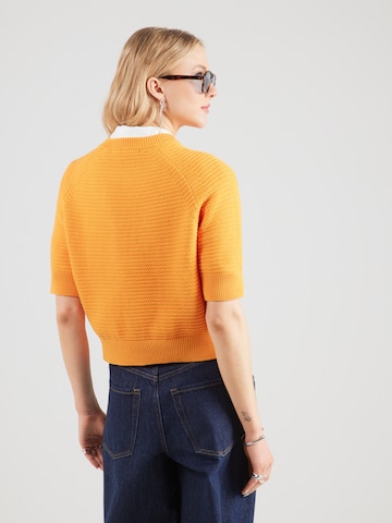 FRENCH CONNECTION Pullover 'MOZART SHORT SLV JUMPER' i orange