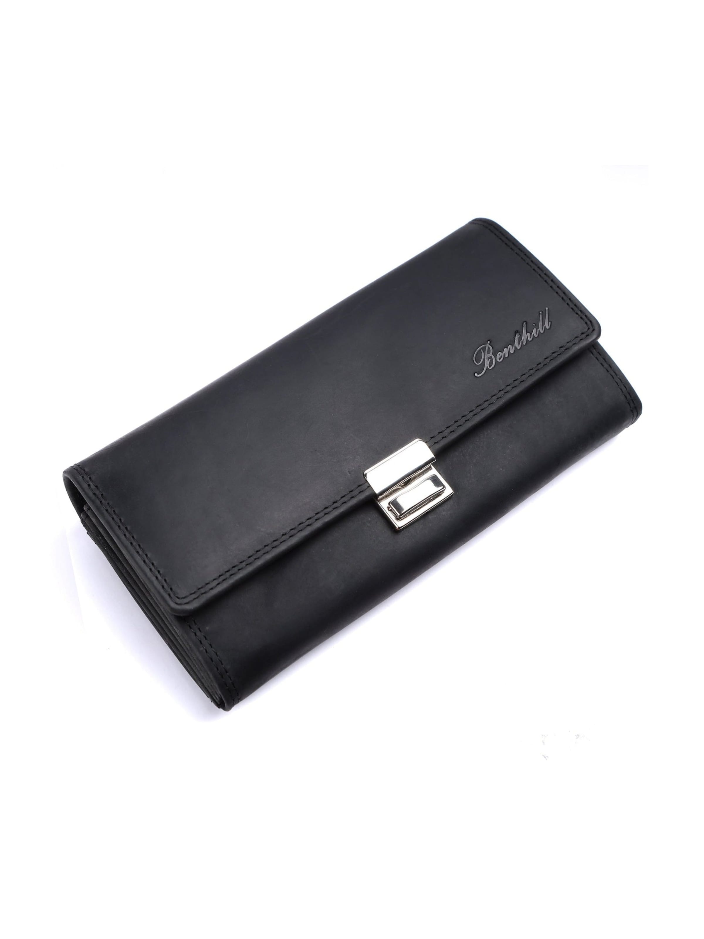 Benthill Wallet in Black: front