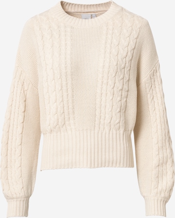 ICHI Pullover 'POLITE' in Beige: predná strana