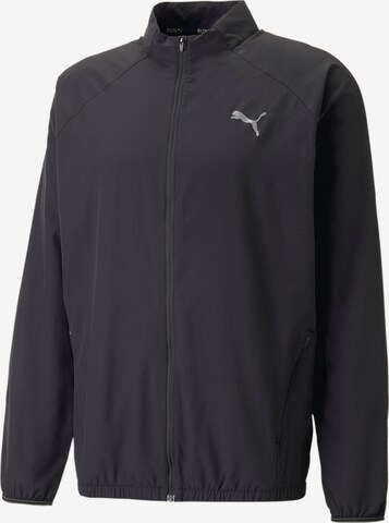 Veste de sport PUMA en noir : devant