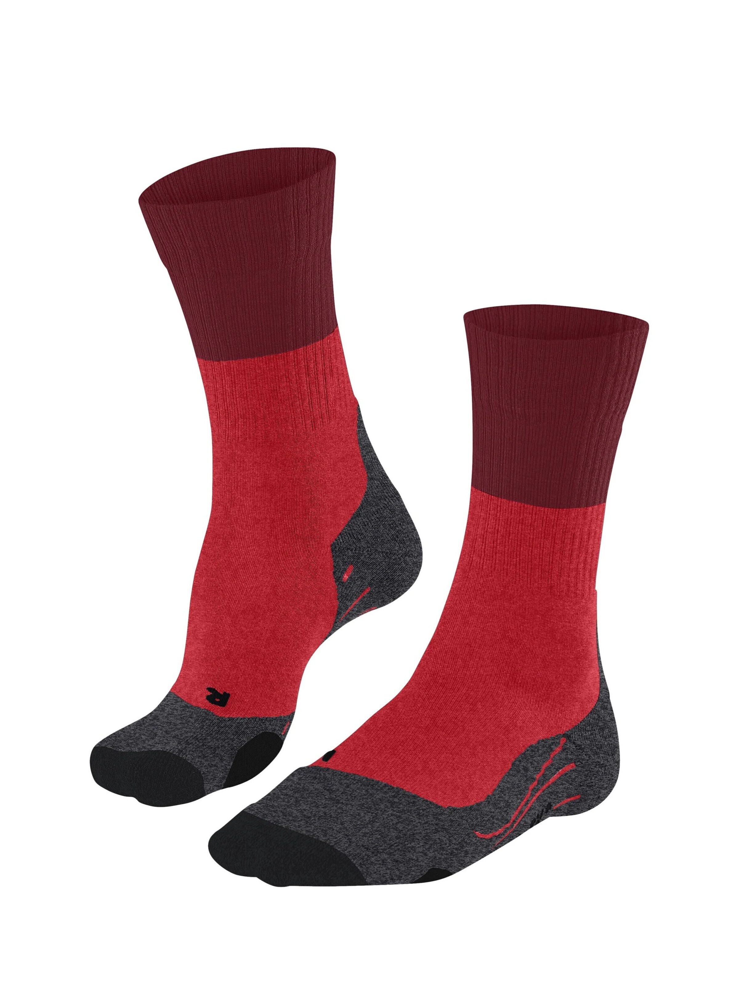FALKE Athletic Socks 'TK2 Explore' in Red: front