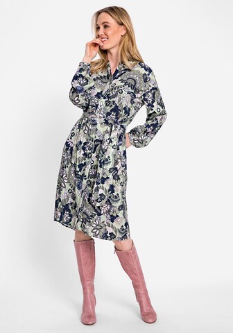 Olsen Shirt Dress in Green: front