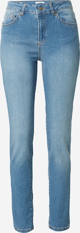ABOUT YOU Kitsas Teksapüksid 'Hanna Jeans', värv sinine: eest vaates