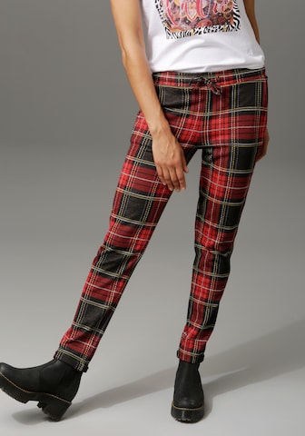 Aniston CASUAL Regular Pants in Red: front