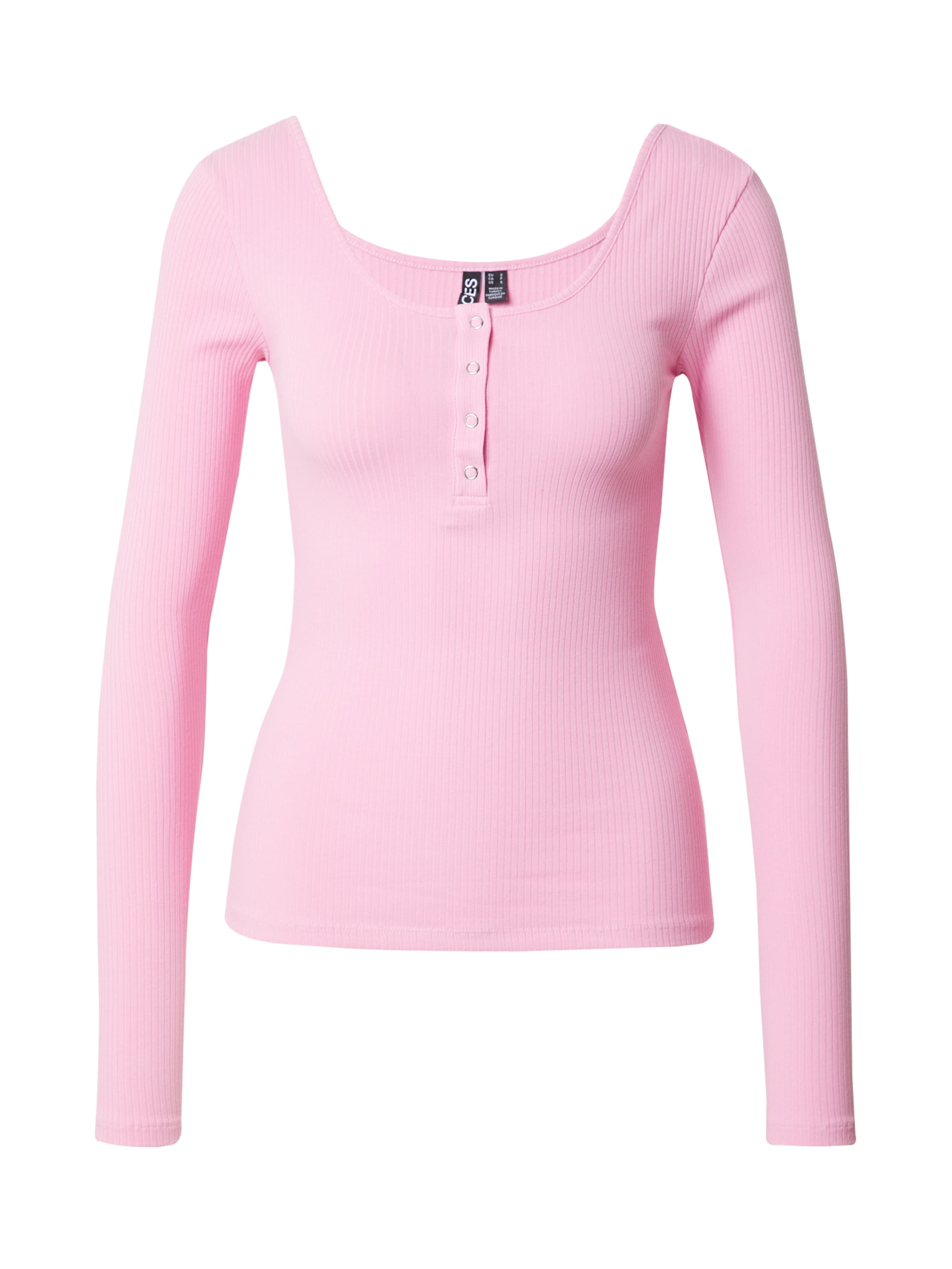 PIECES Μπλουζάκι &#x27;KITTE&#x27; σε ροζ: μπροστά