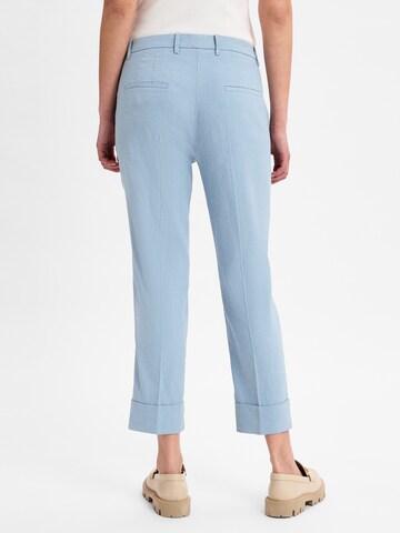 Cambio Slim fit Pleat-front trousers ' Krystal ' in Blue