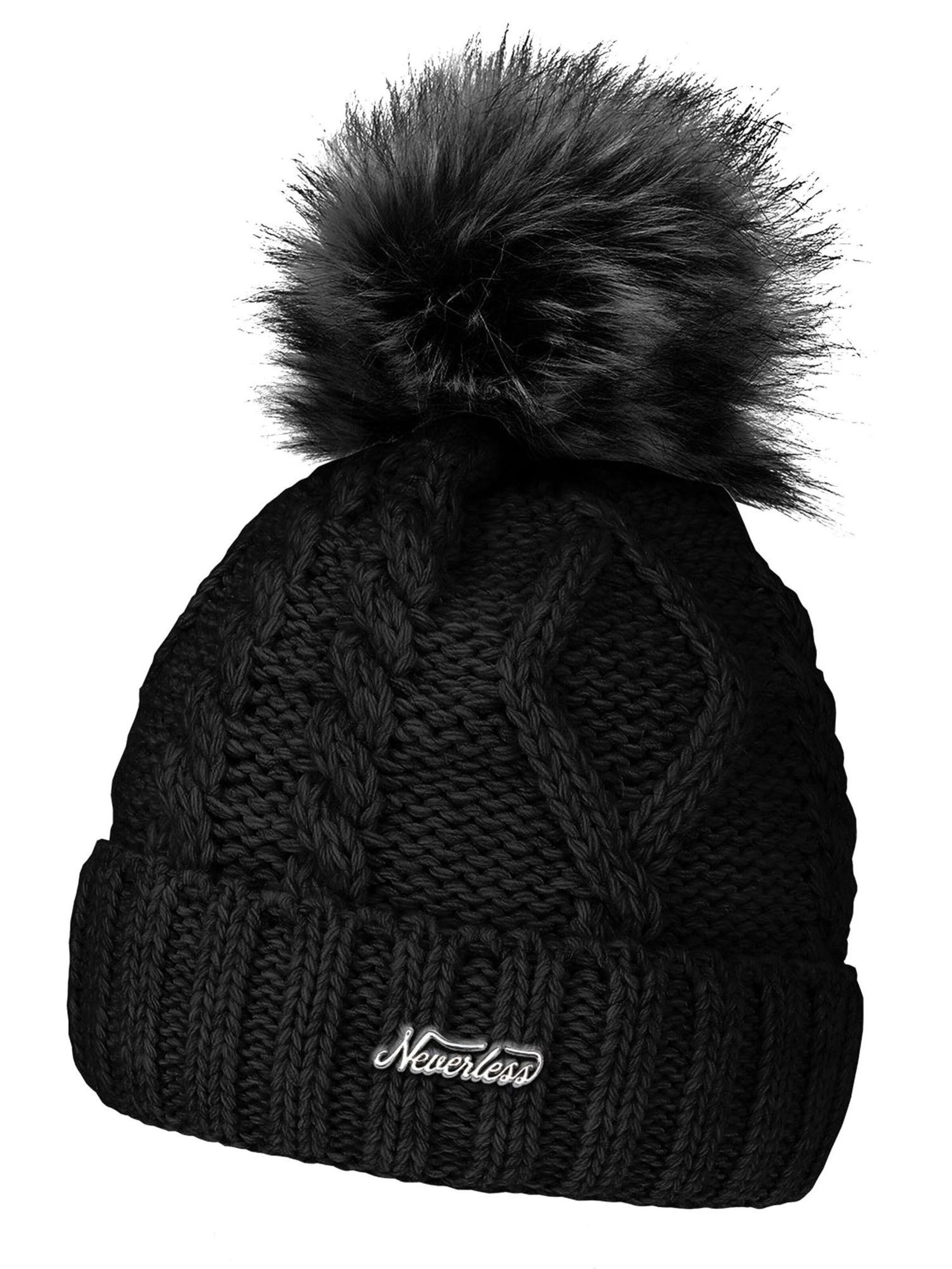 Neverless Beanie 'Julie' in Black: front