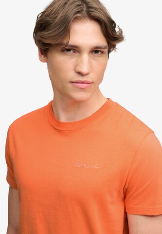 Superdry & Co Shirt 'Essential Company' in Oranje