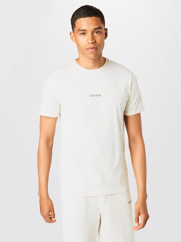T-Shirt 'Lens' Les Deux en blanc : devant