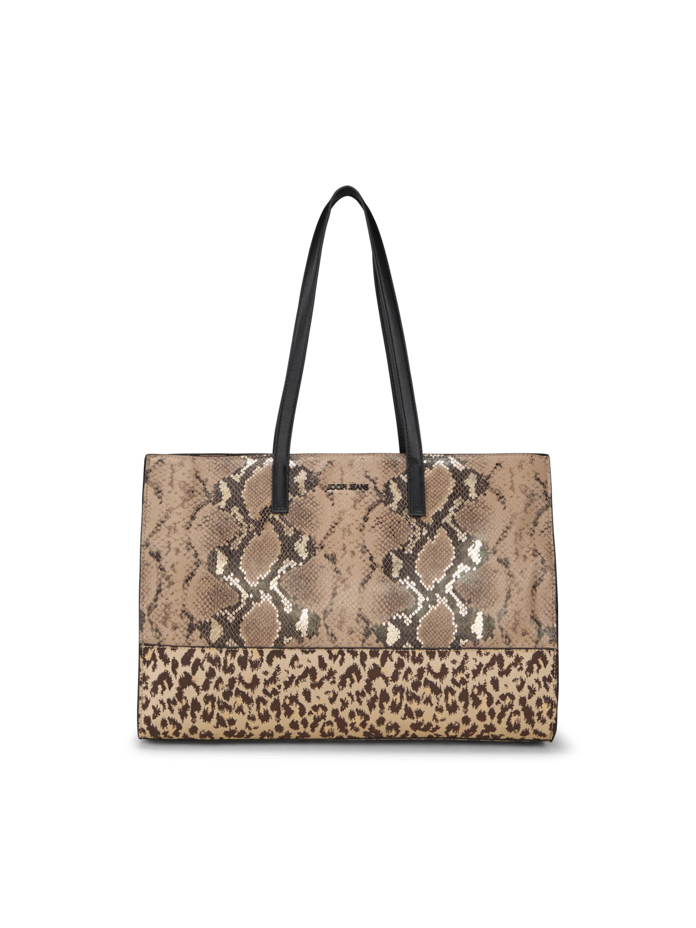 JOOP! Shopper 'Animale Liv' in de kleur Beige / Zwart, Productweergave