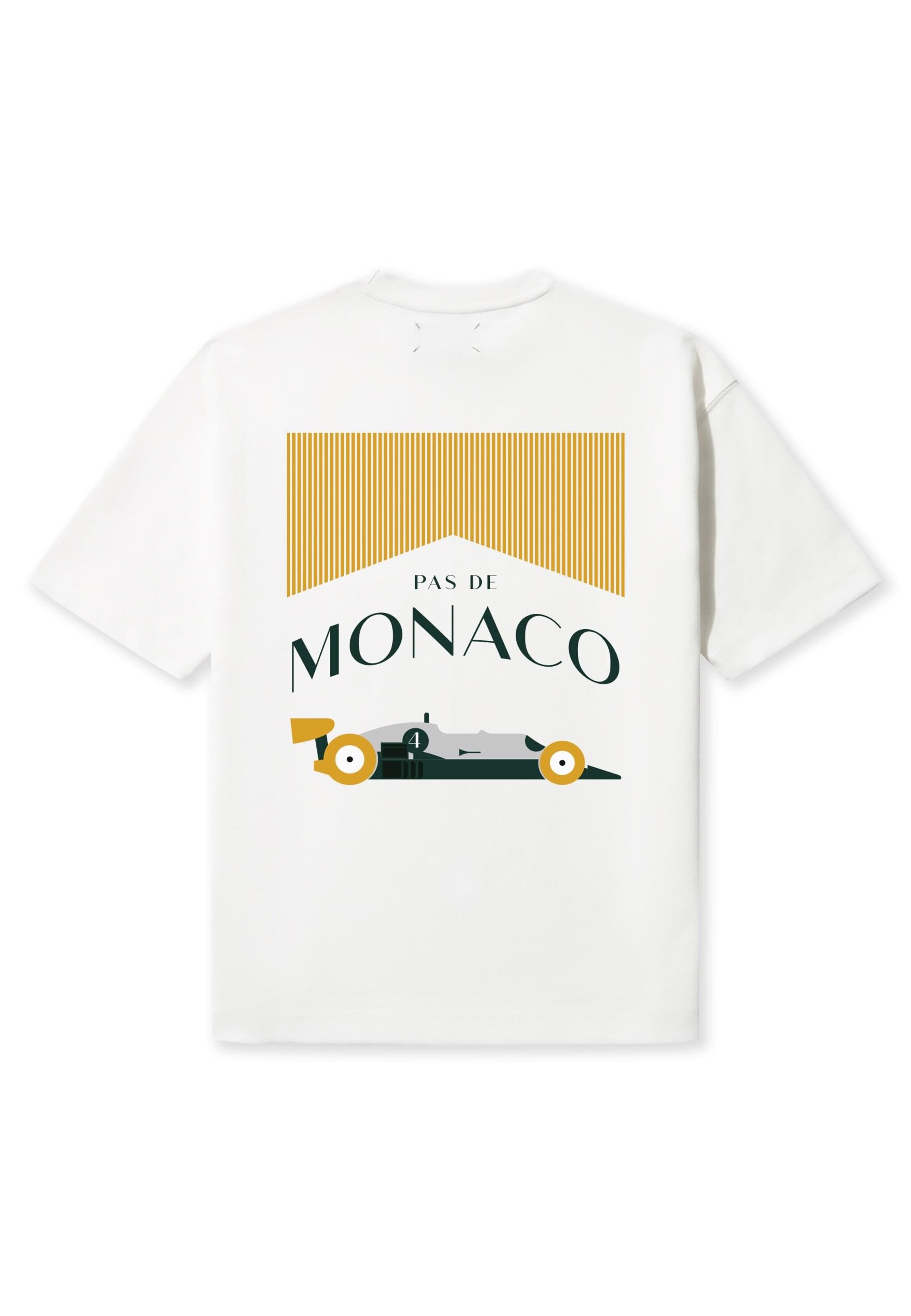 T-Shirt Pas De Monaco en blanc