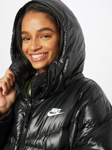 Nike Sportswear Sobretudo de inverno em Preto