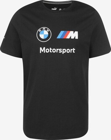 T-Shirt fonctionnel 'BMW' PUMA en noir : devant