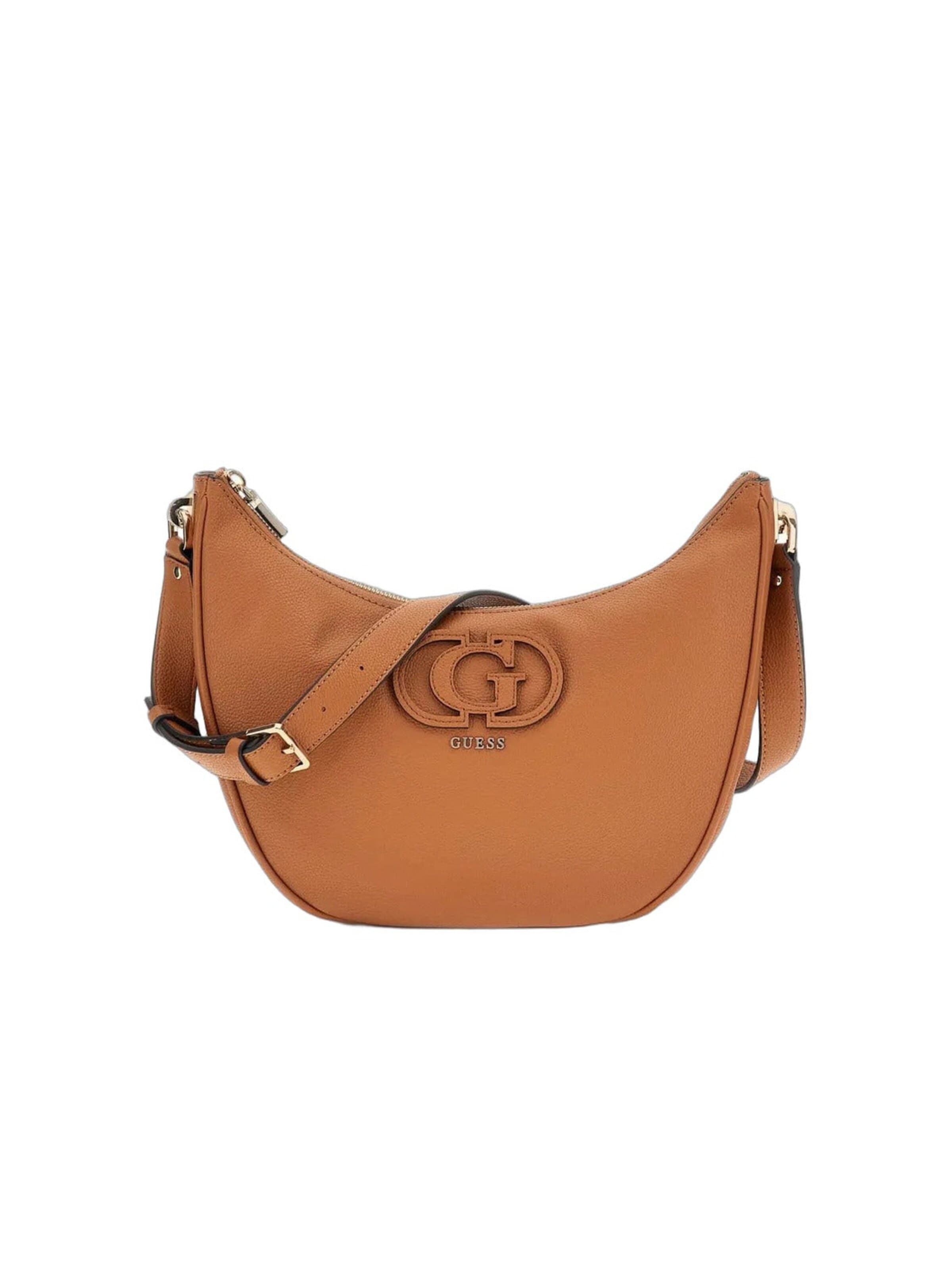 GUESS Torba za čez ramo 'Guess Sacs à main Silvye Bucket Cognac' v velikosti One Size  | rjava barva, Prikaz izdelka