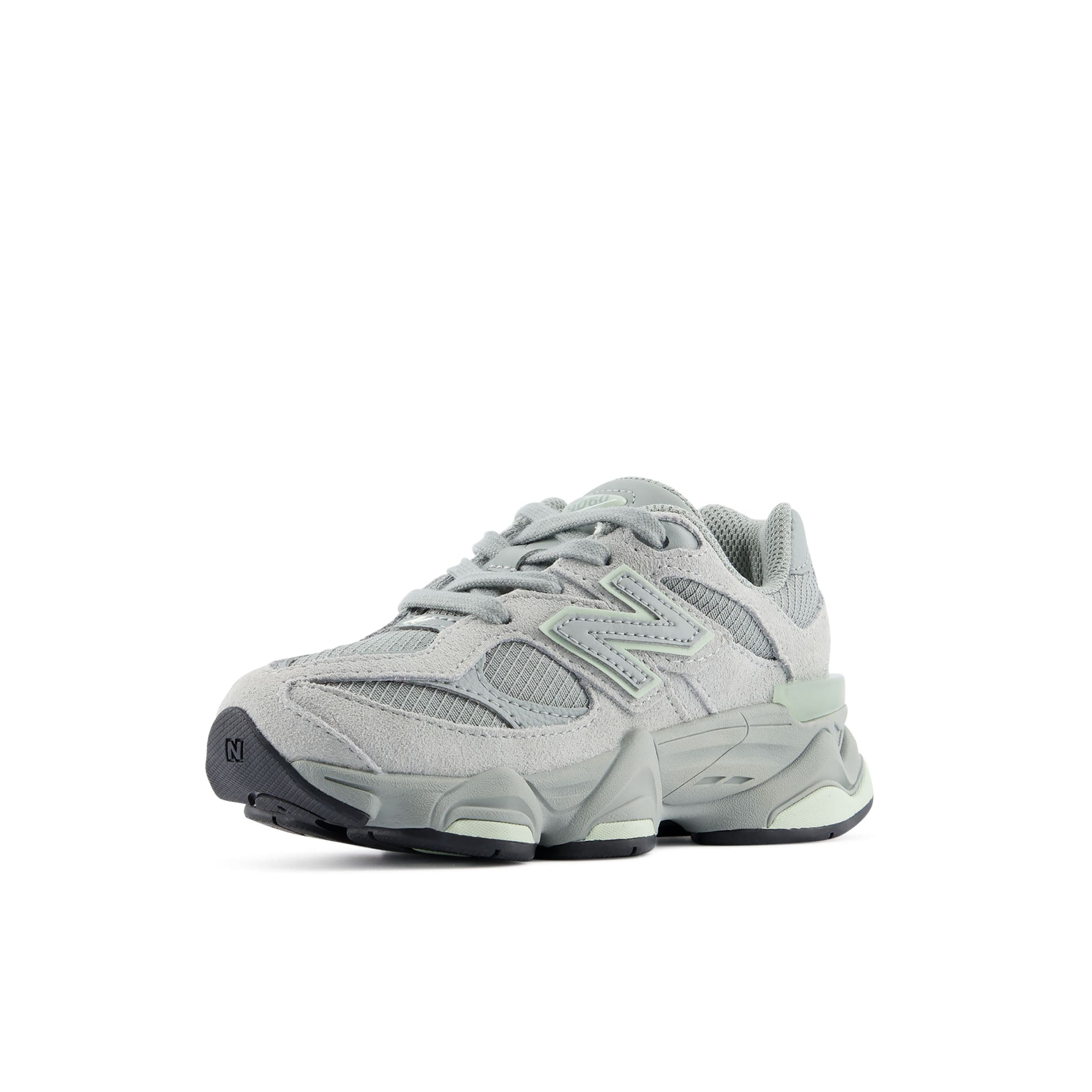 Baskets '9060 Lace' new balance en gris : devant