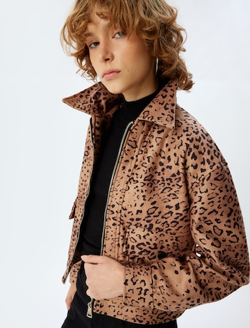 Koton Between-Season Jacket in Beige