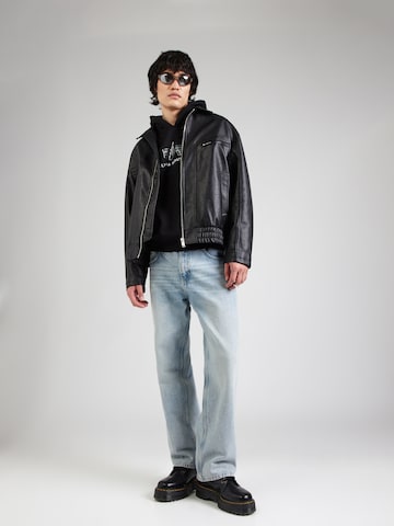 ALPHA INDUSTRIES Sweatshirt in Zwart