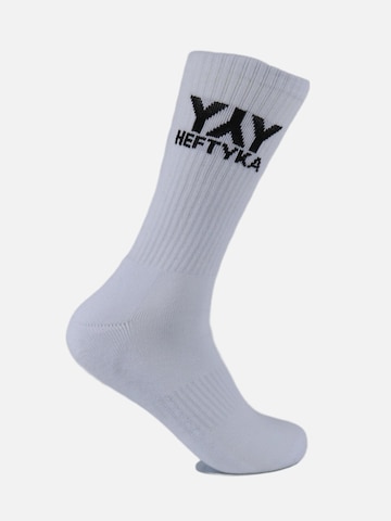 HEFTYKA Socks in White: front
