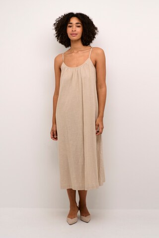 Kaffe Zomerjurk in Beige: voorkant