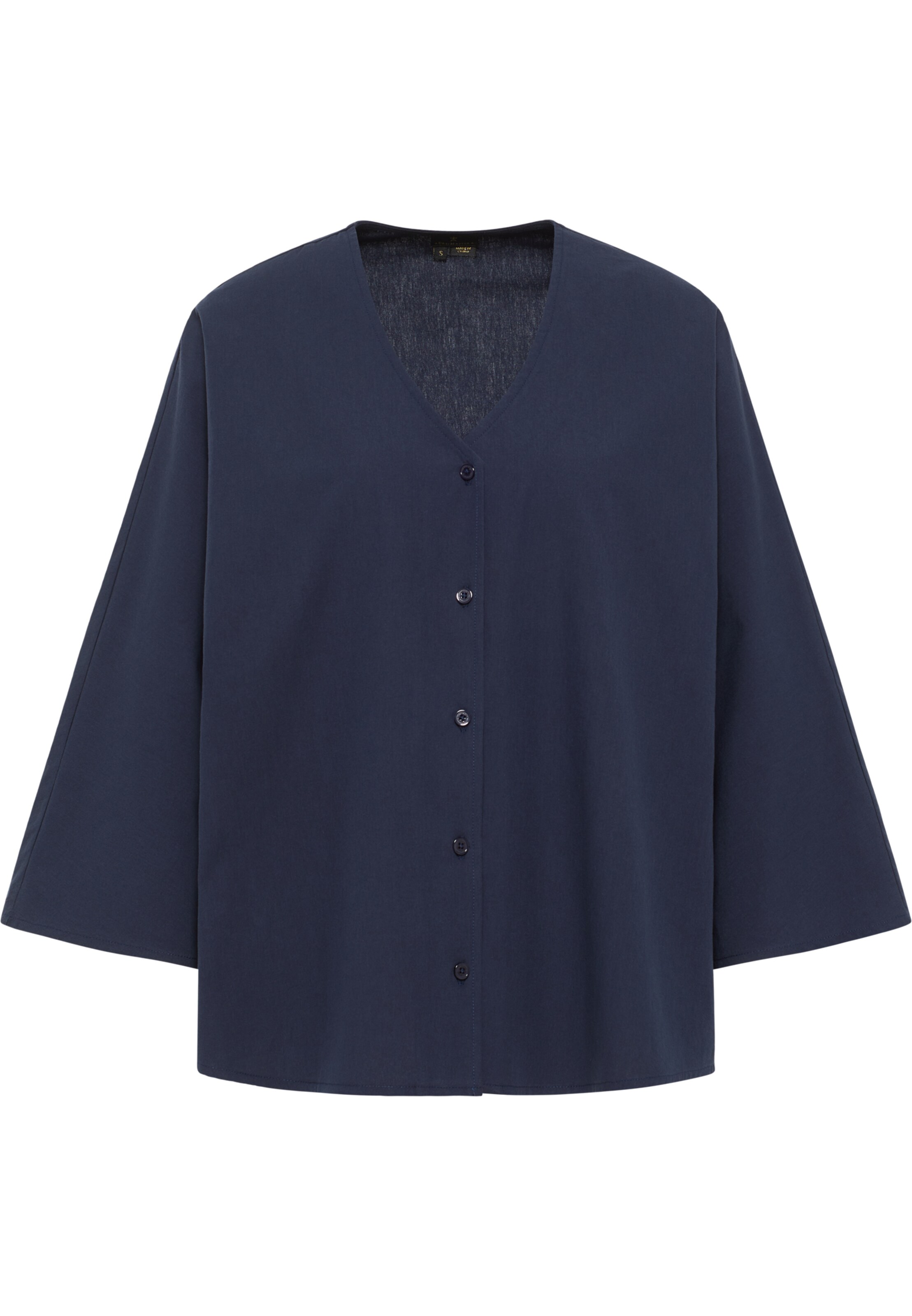 DreiMaster Klassik Blúzka - Modrá: predná strana