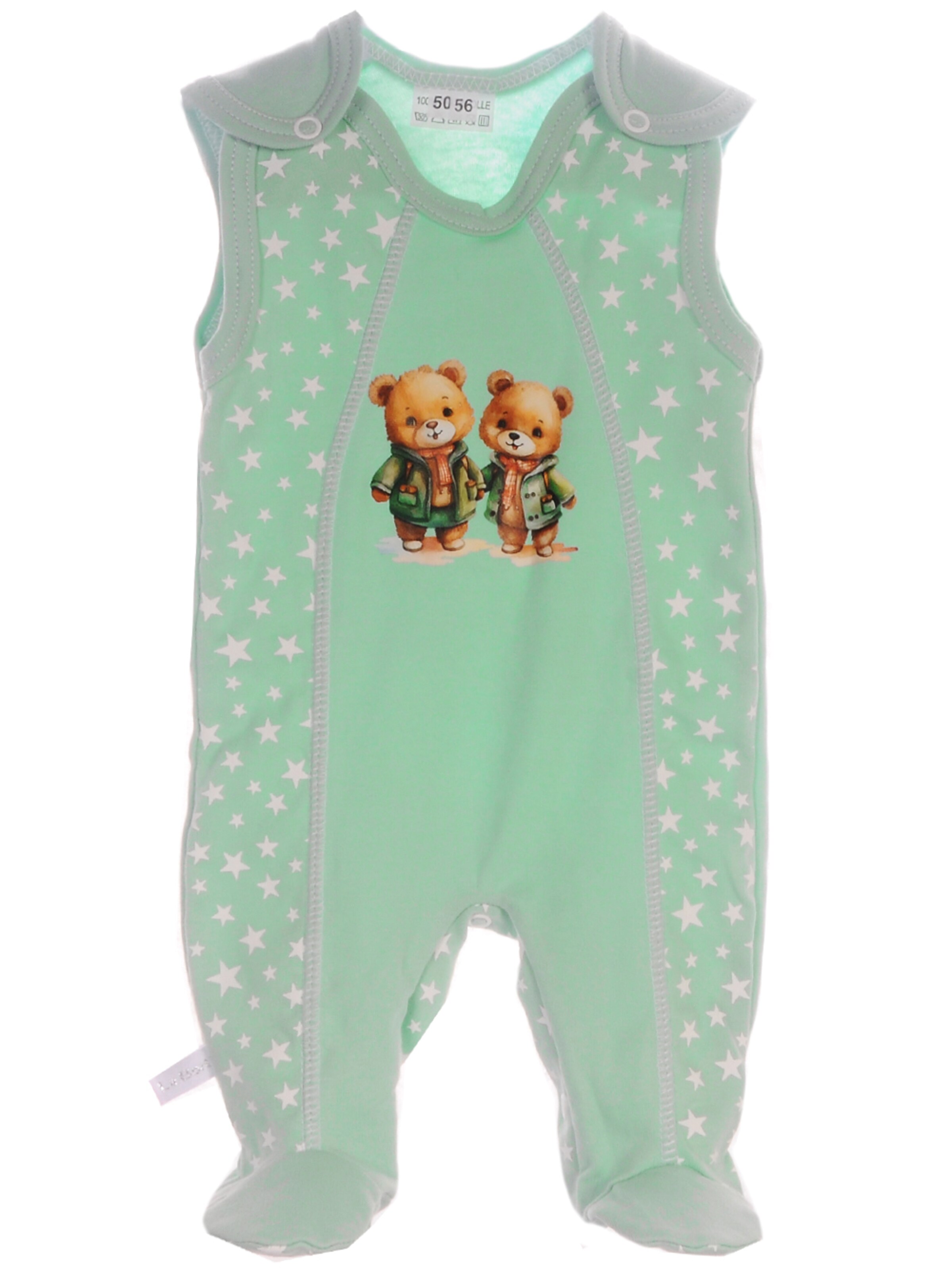 La Bortini Strampler/Body‌ in Grün: Vorderseite