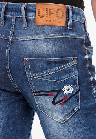 CIPO & BAXX Slimfit Jeans in Blauw