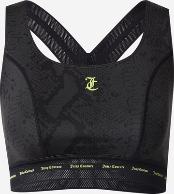 Juicy Couture SportBustier Sportski grudnjak 'VIENNA' - crna boja: prednji dio