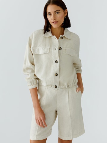 OUI Between-Season Jacket in Beige: front