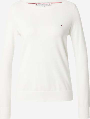 Pull-over TOMMY HILFIGER en blanc : devant