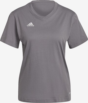 T-shirt fonctionnel 'Entrada 22' ADIDAS SPORTSWEAR en gris : devant