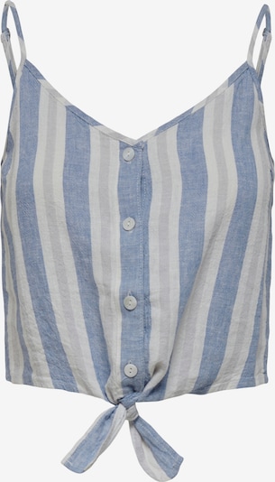 Only Petite Top 'Caro' in Light blue / White / Wool white, Item view