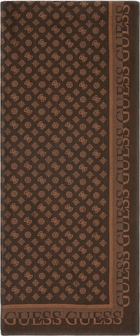 GUESS Wrap 'Kufiya' in Brown: front