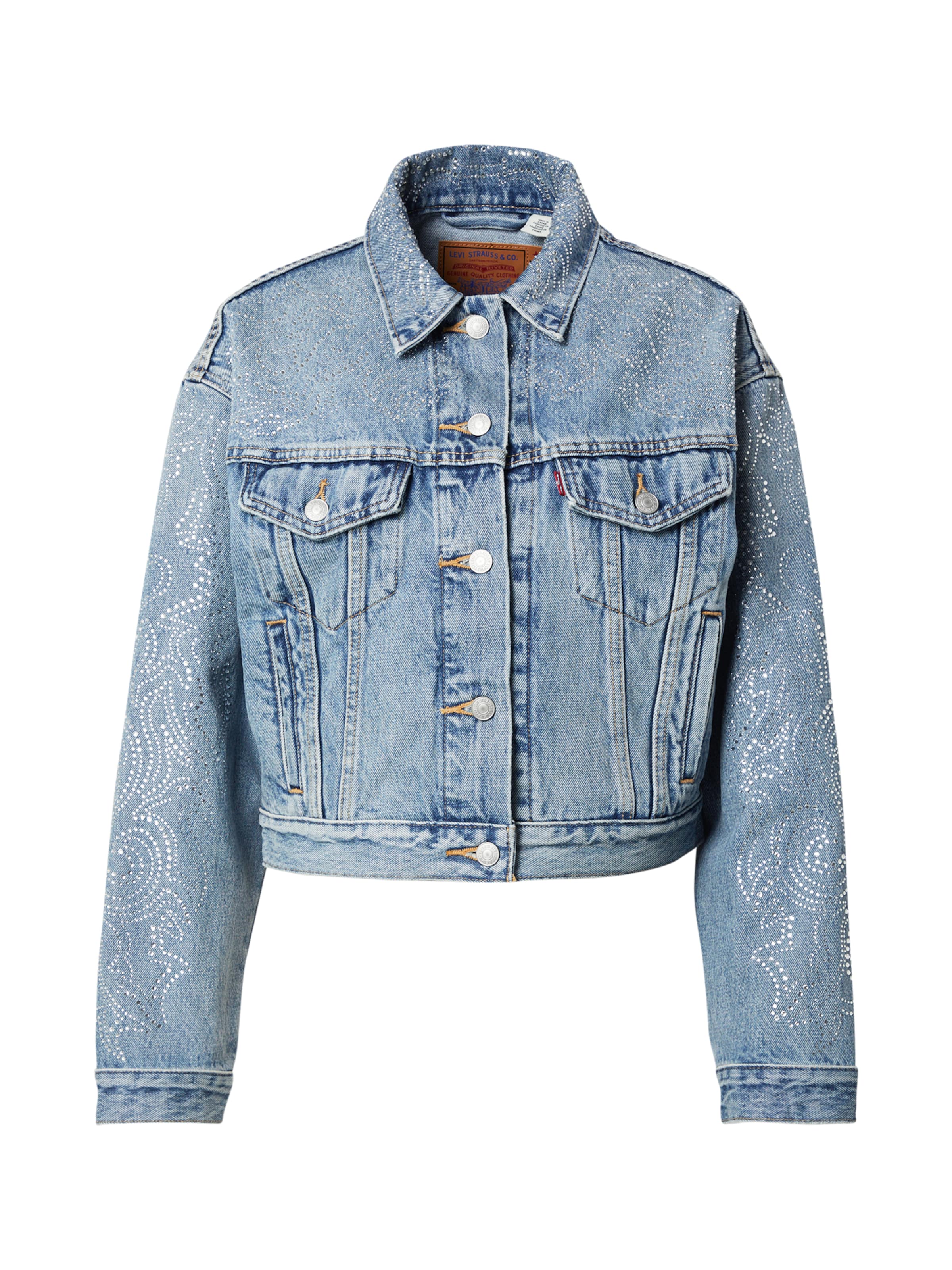 LEVI'S ® Tussenjas 'SBEYONCÉ x Levi’s' in Blauw: voorkant