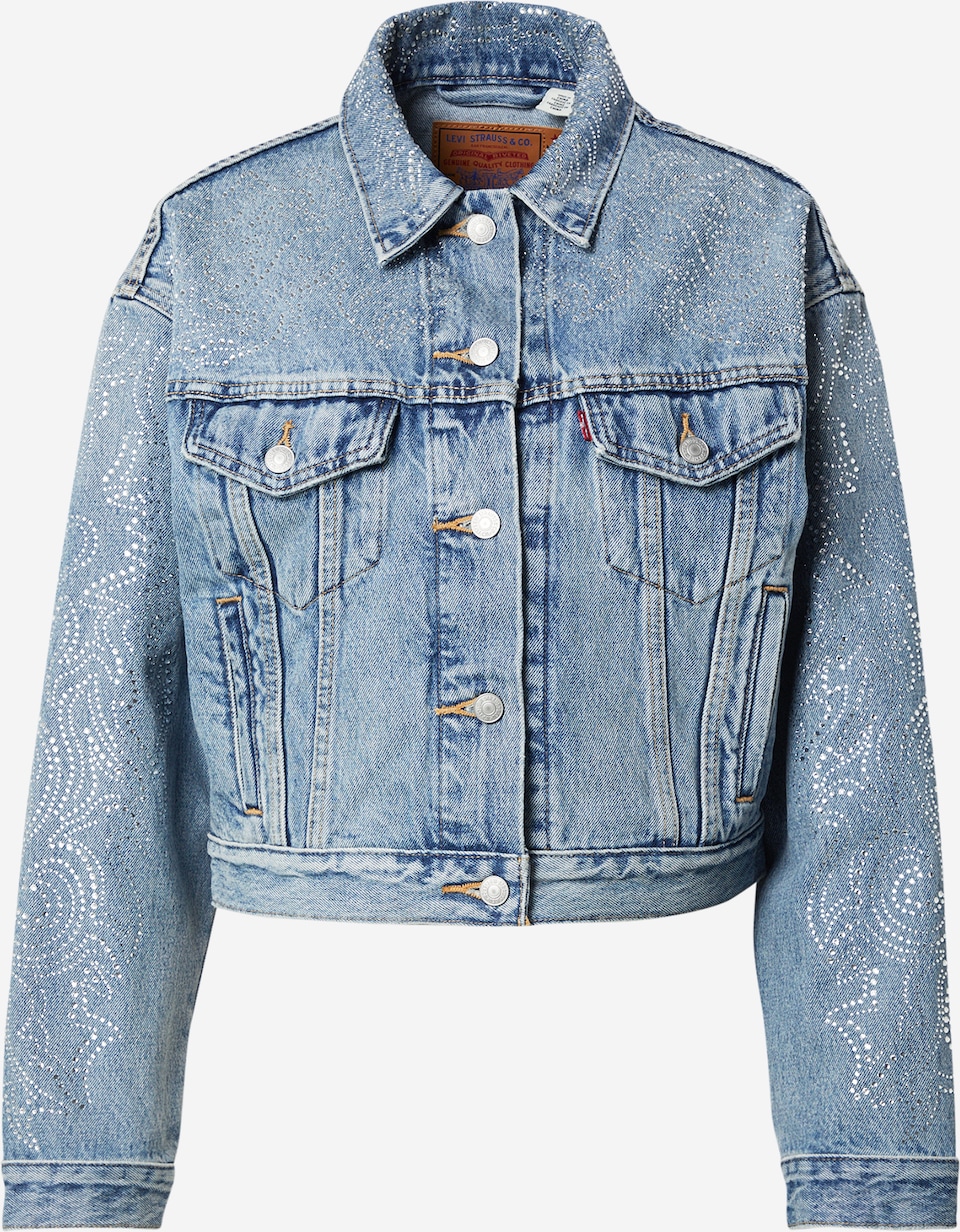 Geacă de primăvară-toamnă 'SBEYONCÉ x Levi’s' de la LEVI'S ® pe albastru: față