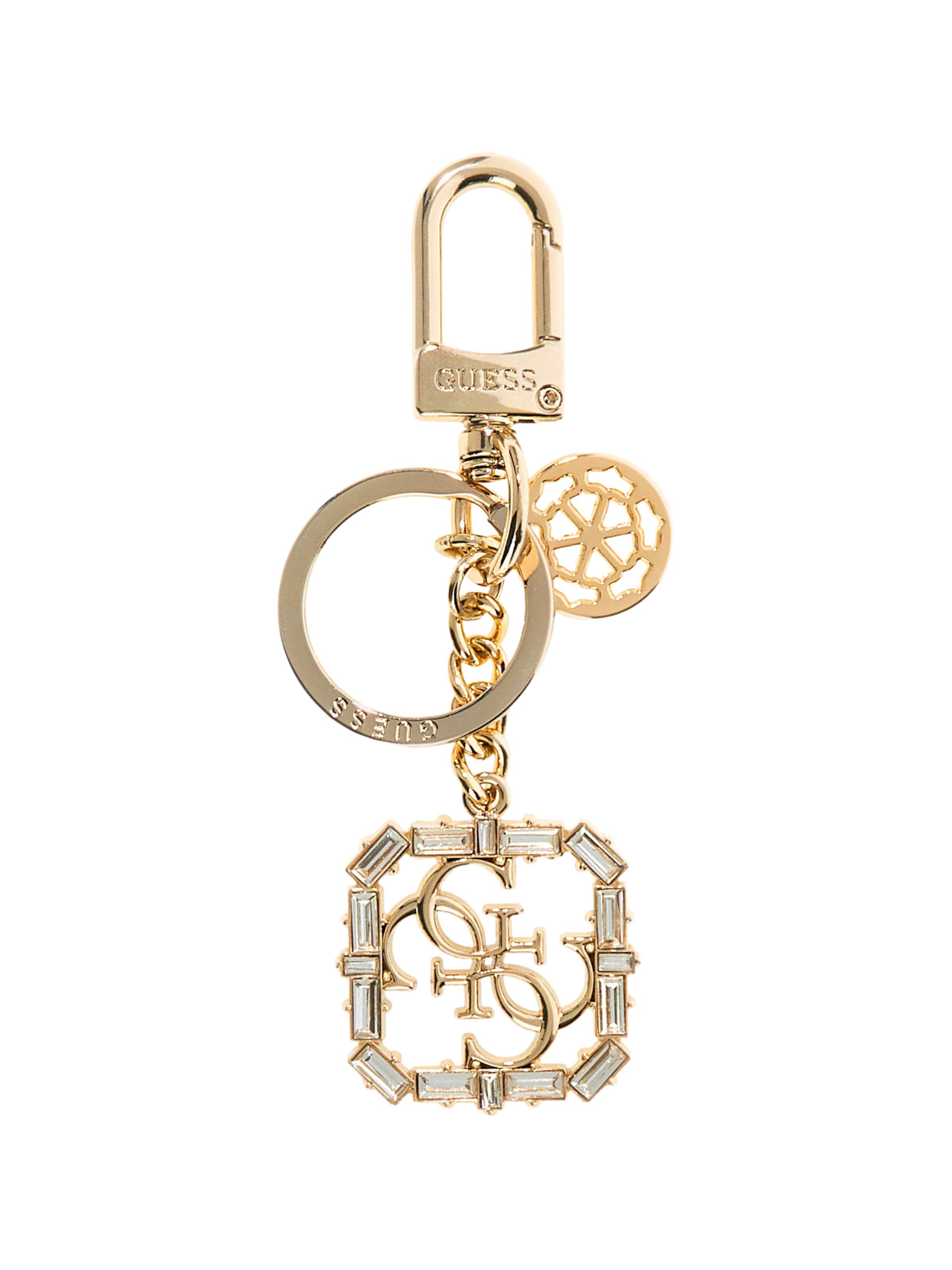 GUESS Schlüsselanhänger in Gold: Vorderseite