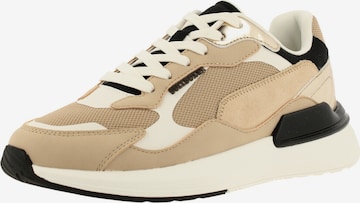 BULLBOXER Sneakers laag in Beige: voorkant