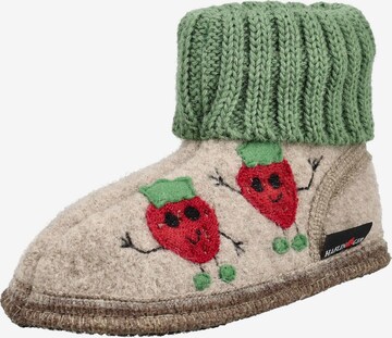 HAFLINGER Huisschoenen in Beige: voorkant