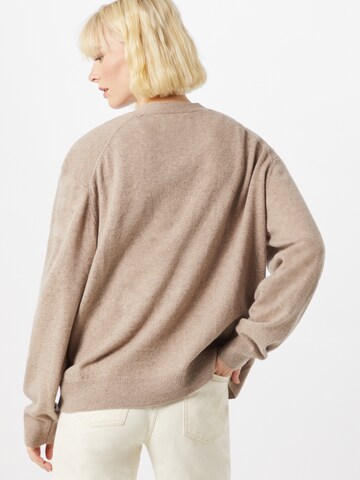 Samsøe Samsøe Gebreid vest 'Amaris' in Beige